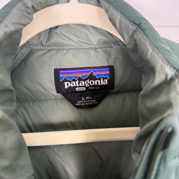 Patagonia Women’s Down Sweater Vest – Green (Size L) - Picture 4 of 5